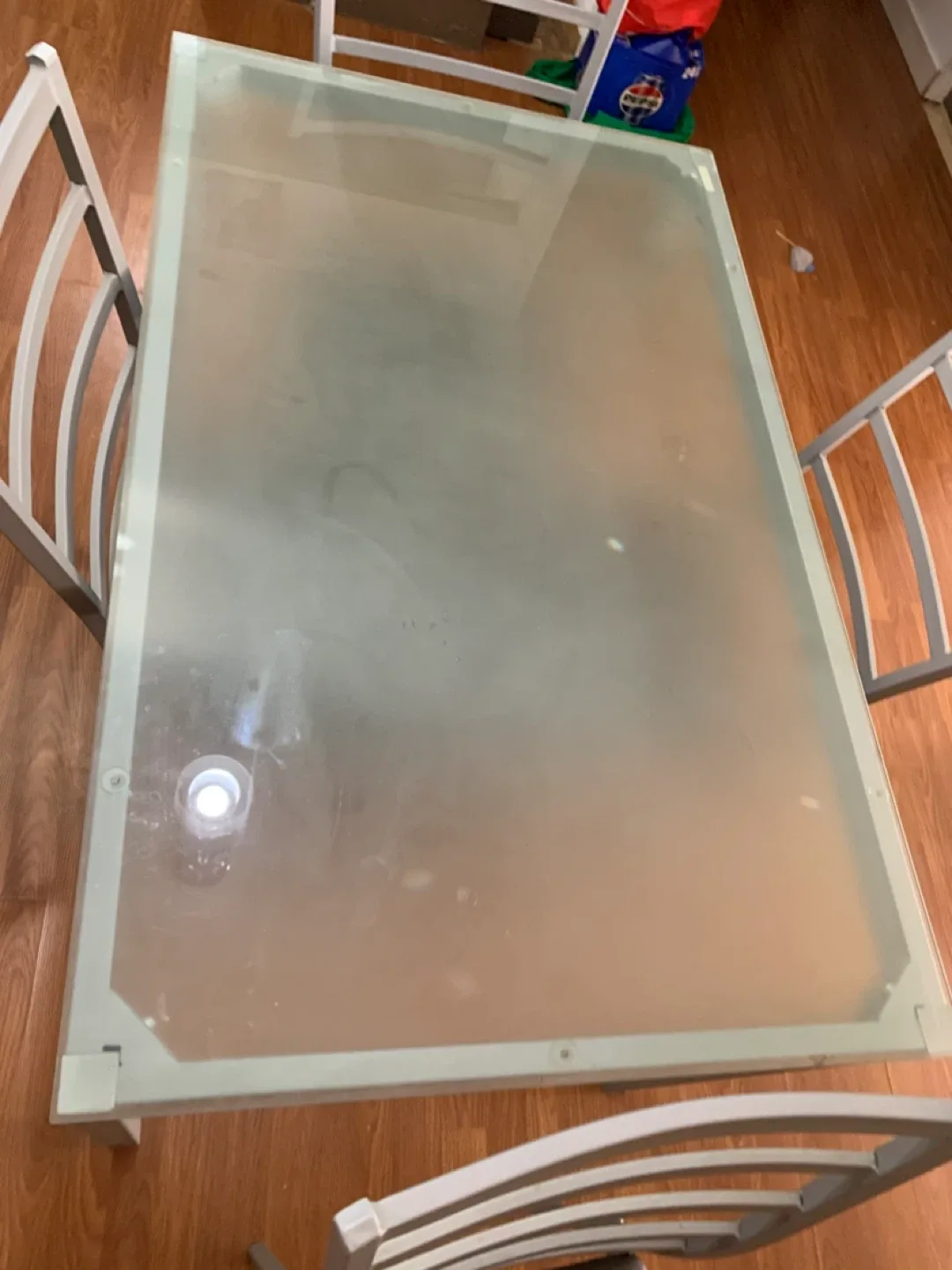 Glass Top Dining Table with 4 Chairs image indicator(2)