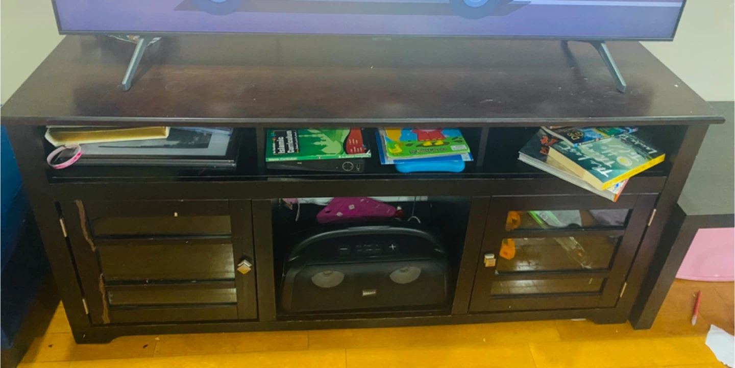Dark Brown TV Stand