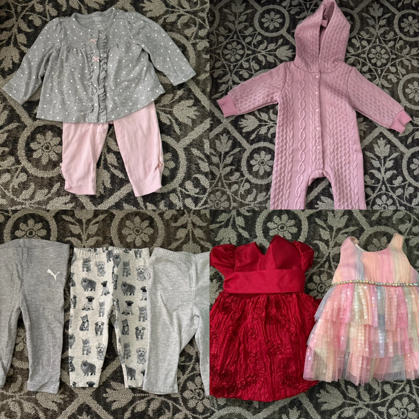 Baby Girl Clothes Bundle size 6-12 months