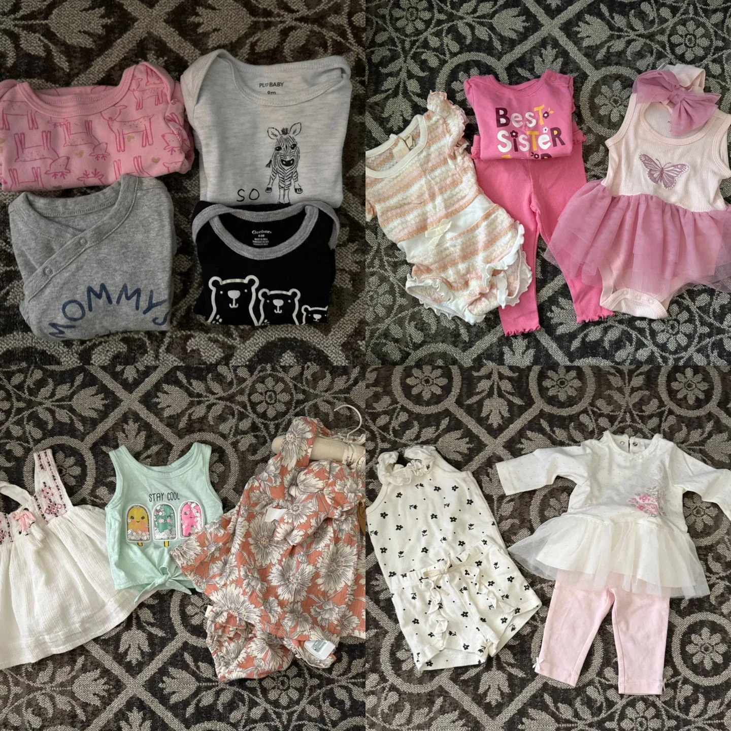 Baby Girl Clothes Bundle size 6-12 months image indicator(2)