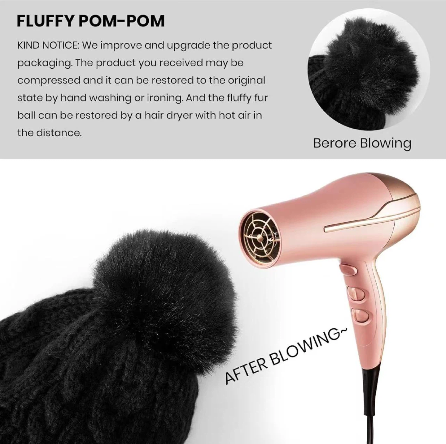 Pom-Pom Beanie - Keep Your Head Warm! - photo 4