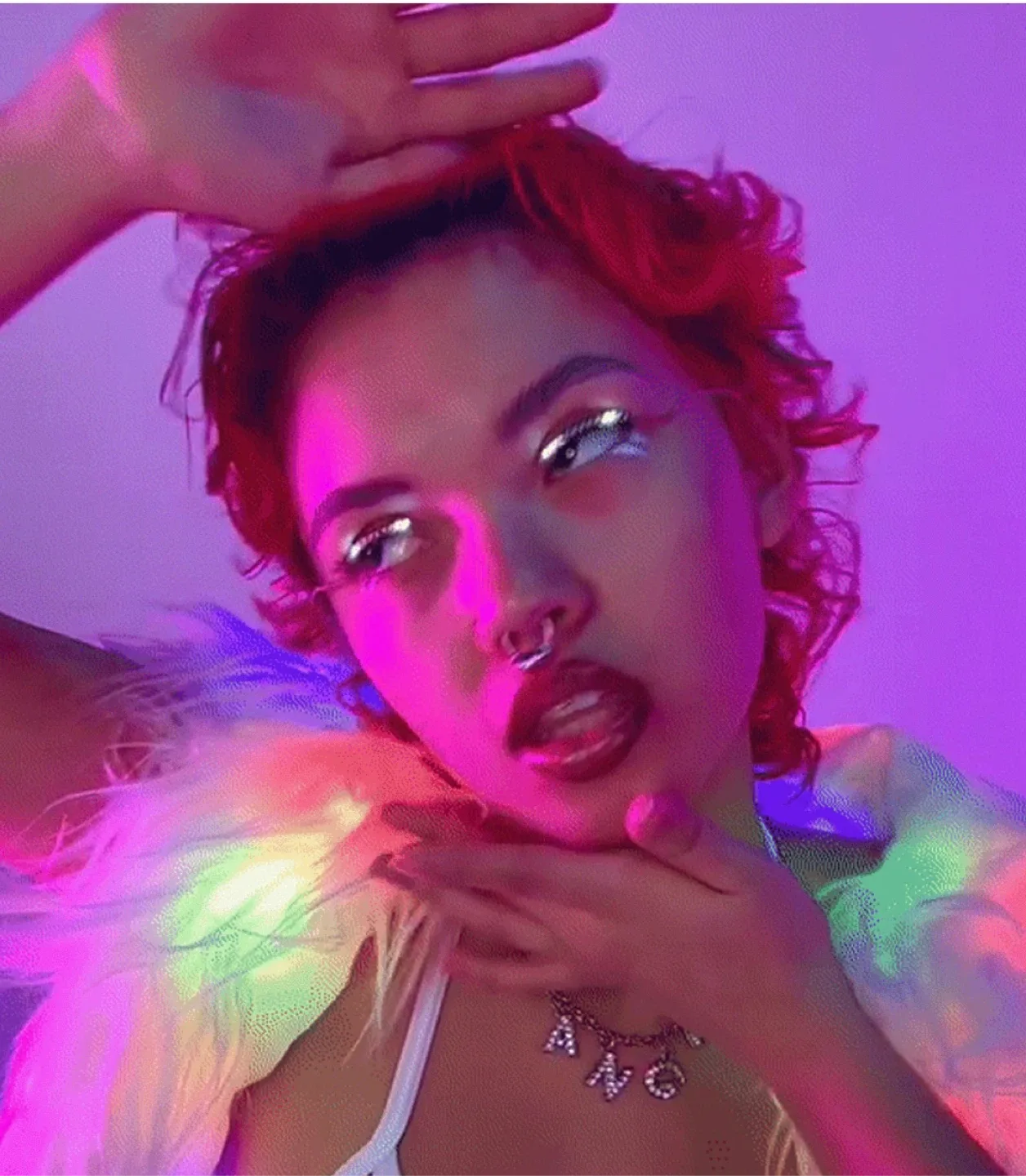 LED Glowing Eyelashes - White light image indicator(2)