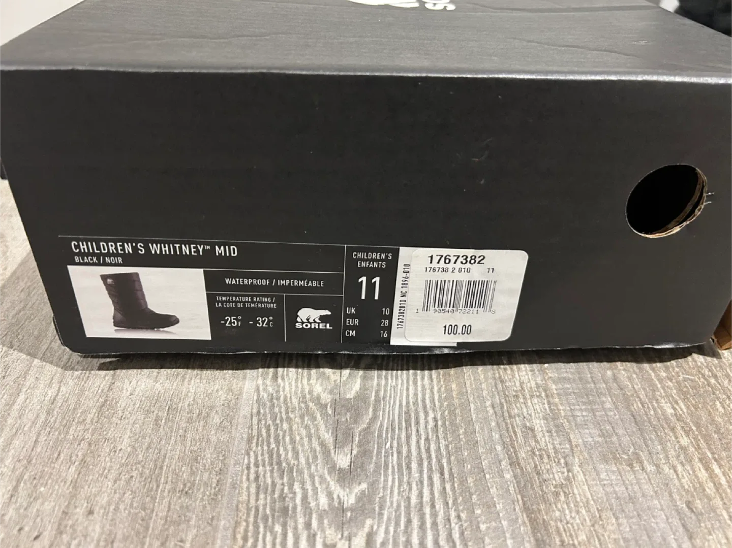 Sorel Black Puffy Winter Boots - Size 11 kids image indicator(8)