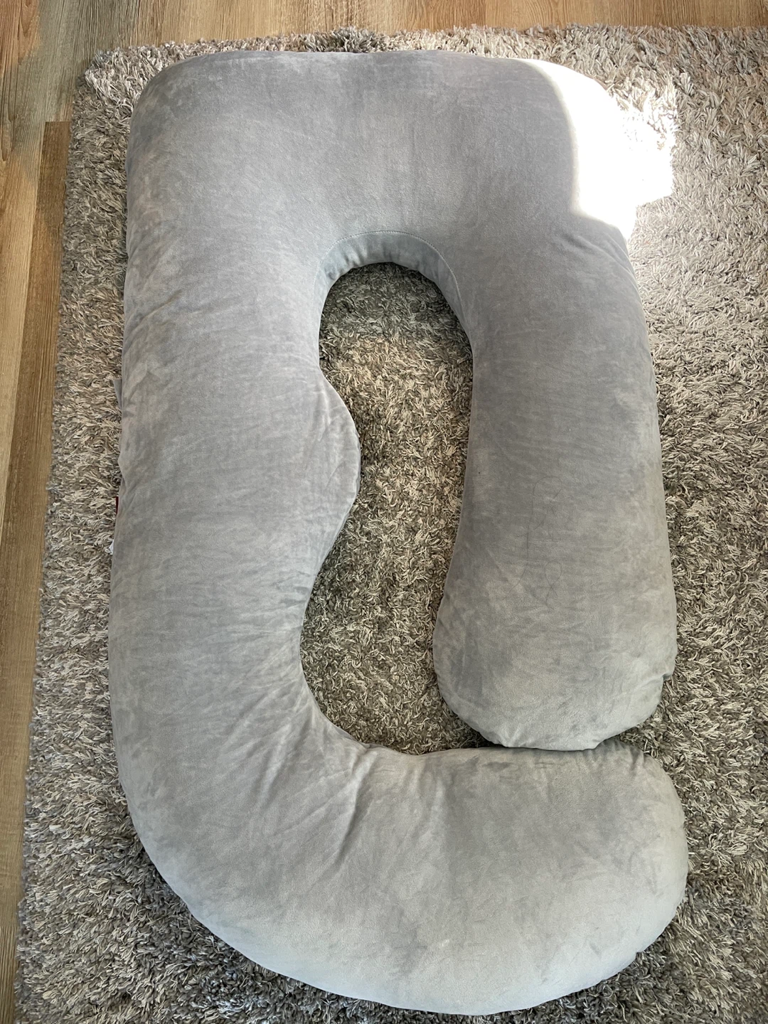 Momcozy Full Body Pregnancy Pillow - Gray