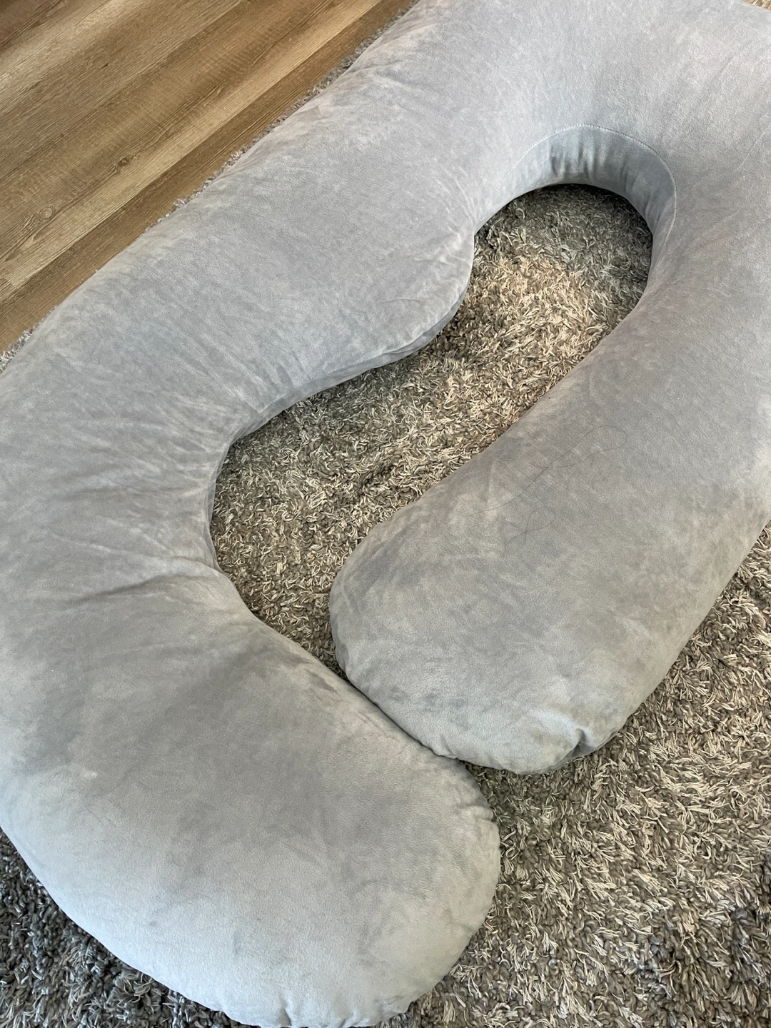 Momcozy Full Body Pregnancy Pillow - Gray - photo 2