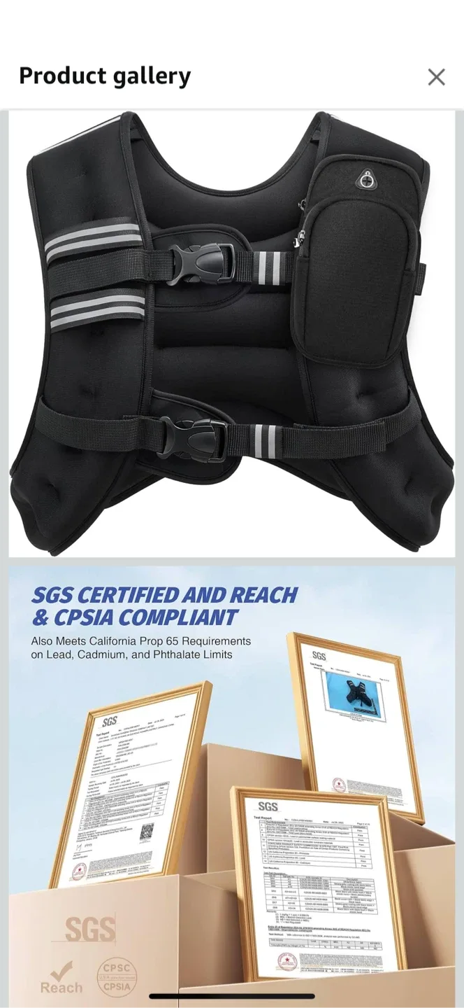 Zelus Weighted Vest - 8 lb image indicator(3)