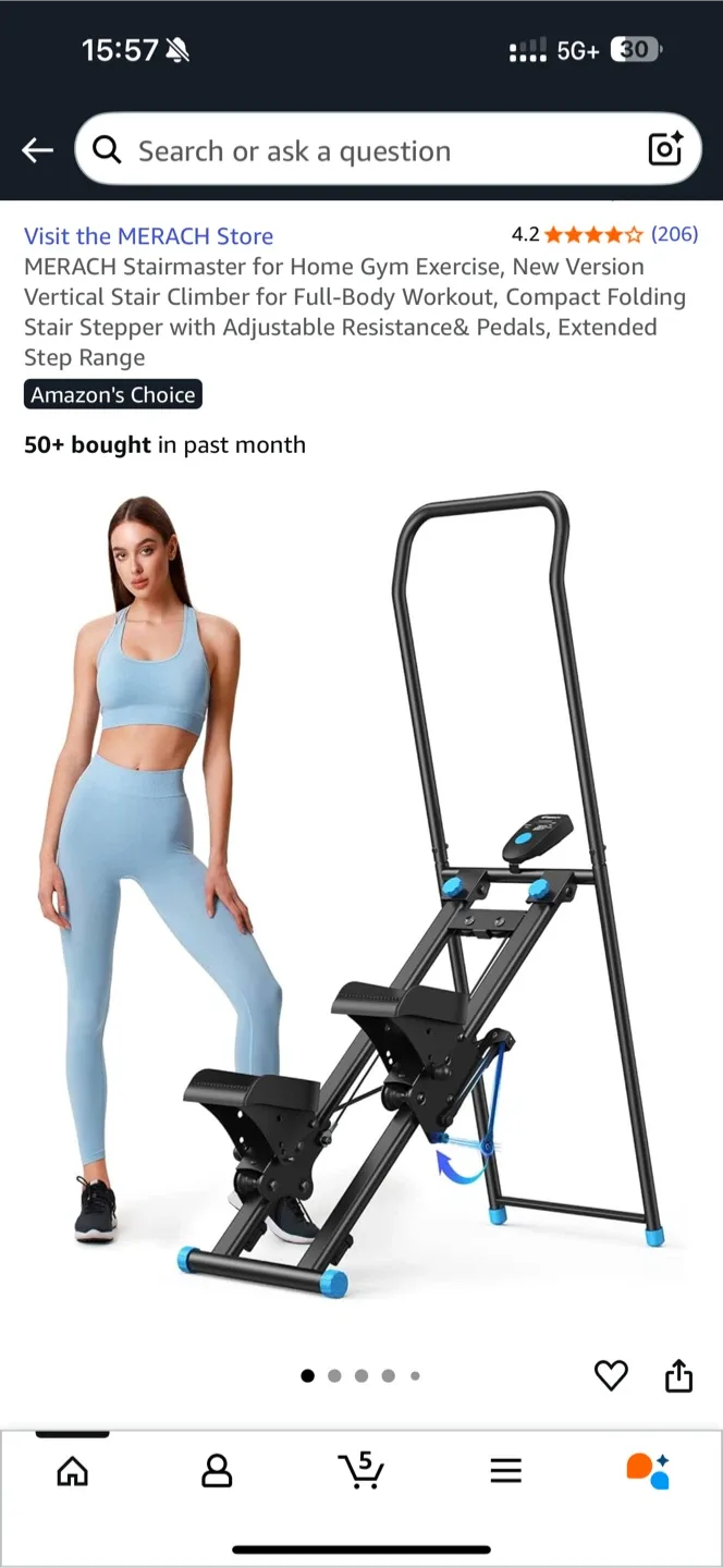 MERACH Stairmaster for Home Gym Exercise image indicator(2)