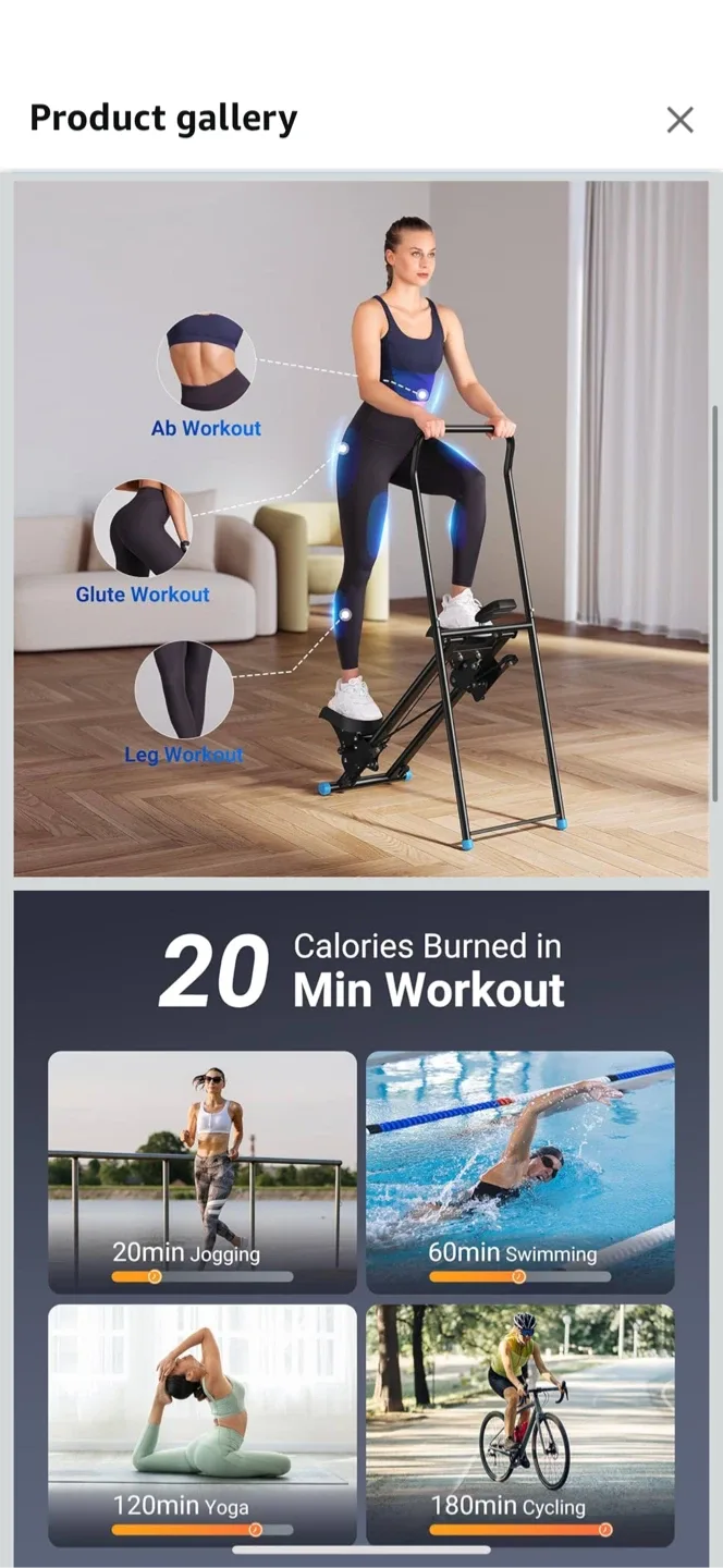 MERACH Stairmaster for Home Gym Exercise image indicator(4)