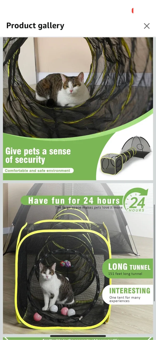 ViyoHome Outdoor Cat Enclosure image indicator(3)