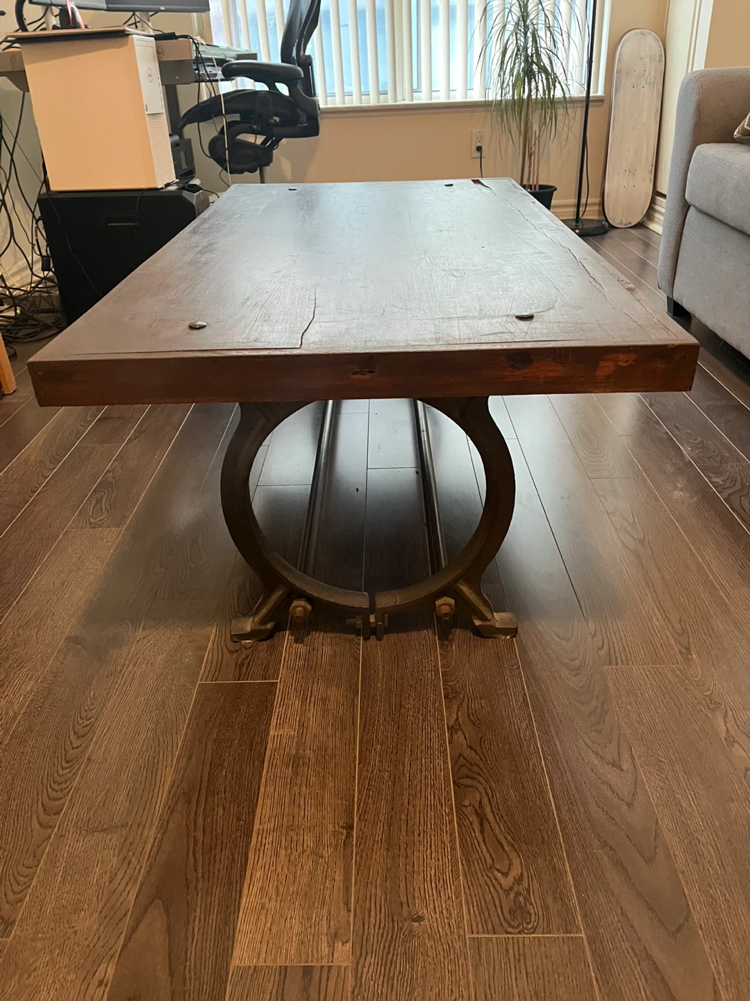 Rustic Wood Coffee Table - photo 2