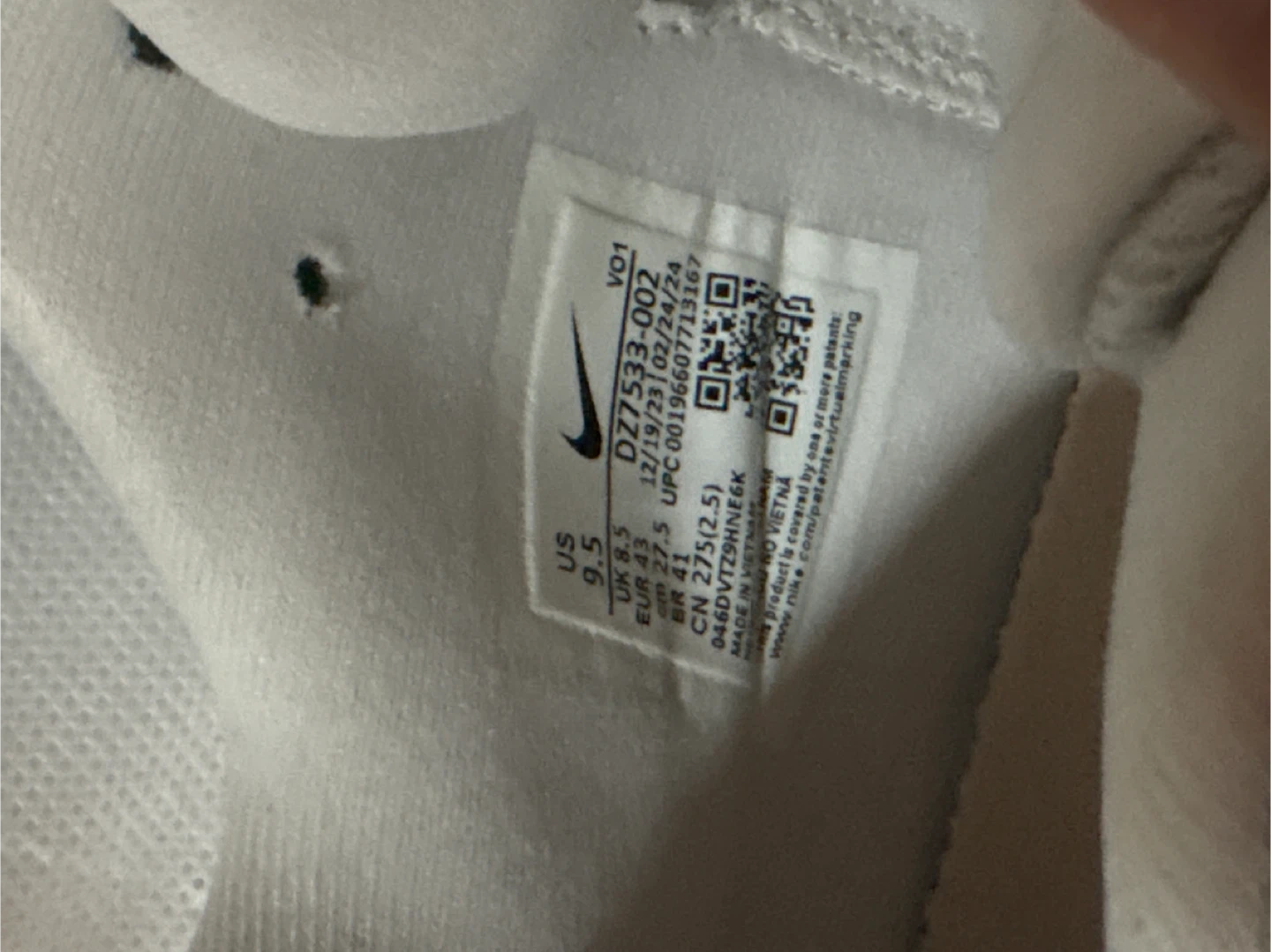 Nike DZ7533-002 Blue/White Shoes US 9.5 - photo 4