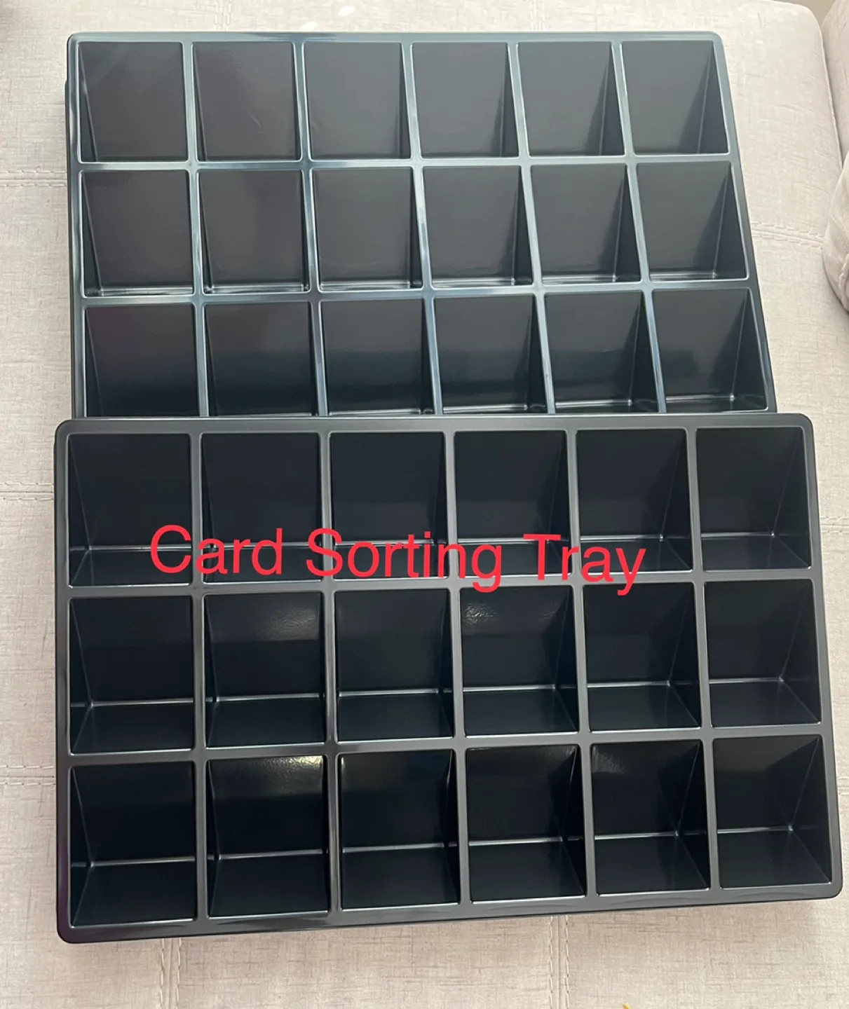 Card sorting tray 18 slots image indicator(2)