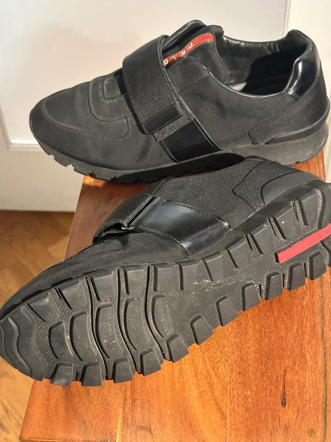 Prada Black Sneakers size 12 image indicator(3)