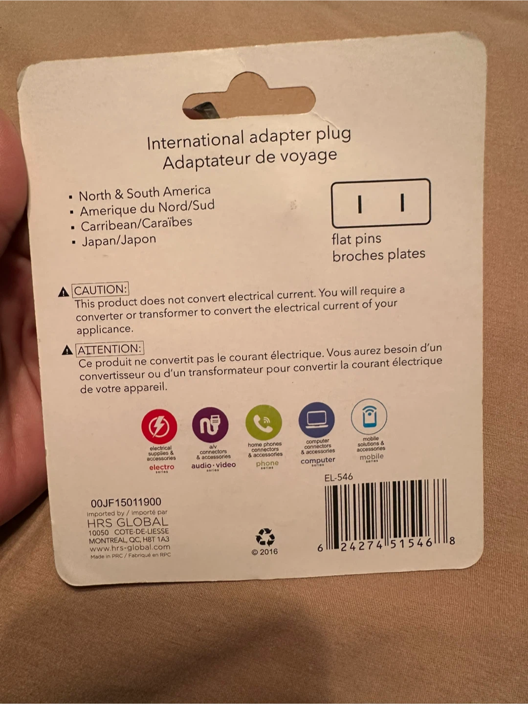 elink International Adapter Plug - New! - photo 2