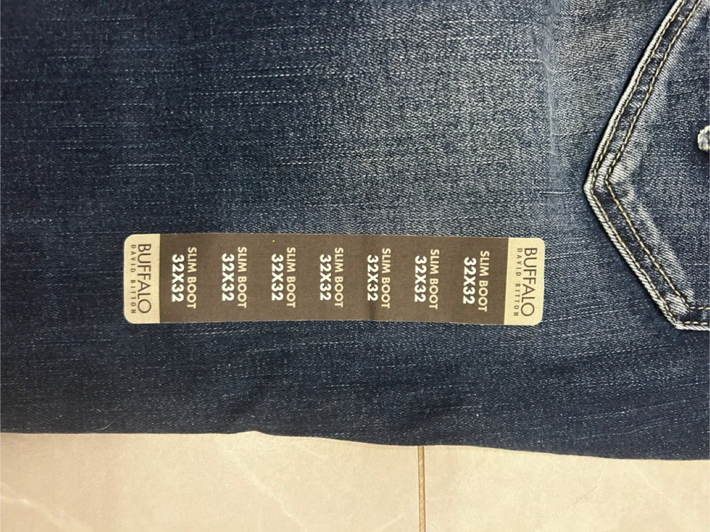 Buffalo King-X Slim Boot Stretch Men’s Jeans W32 L32 - New image indicator(7)