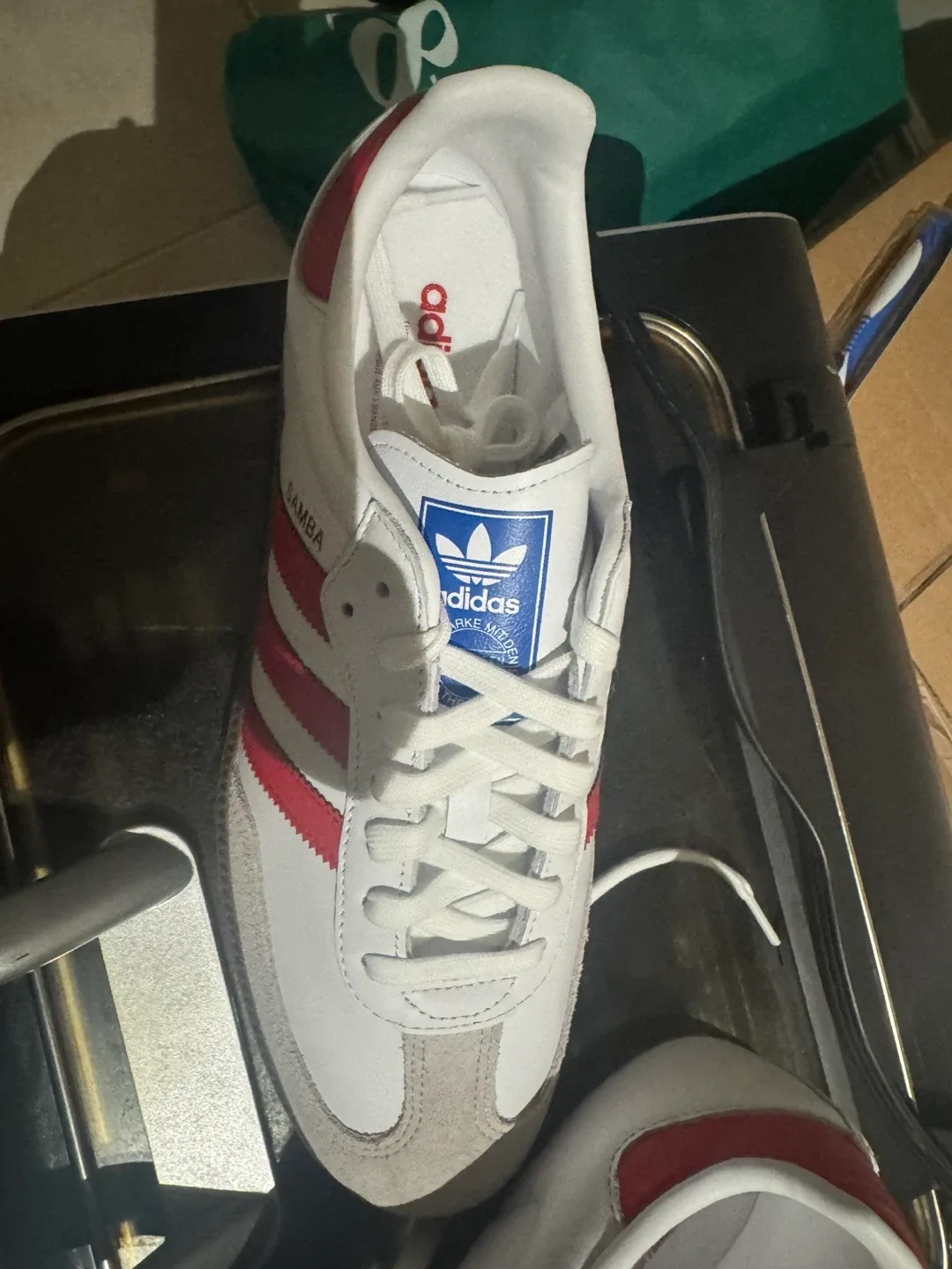 Adidas Samba White/Red Sneakers image indicator(2)