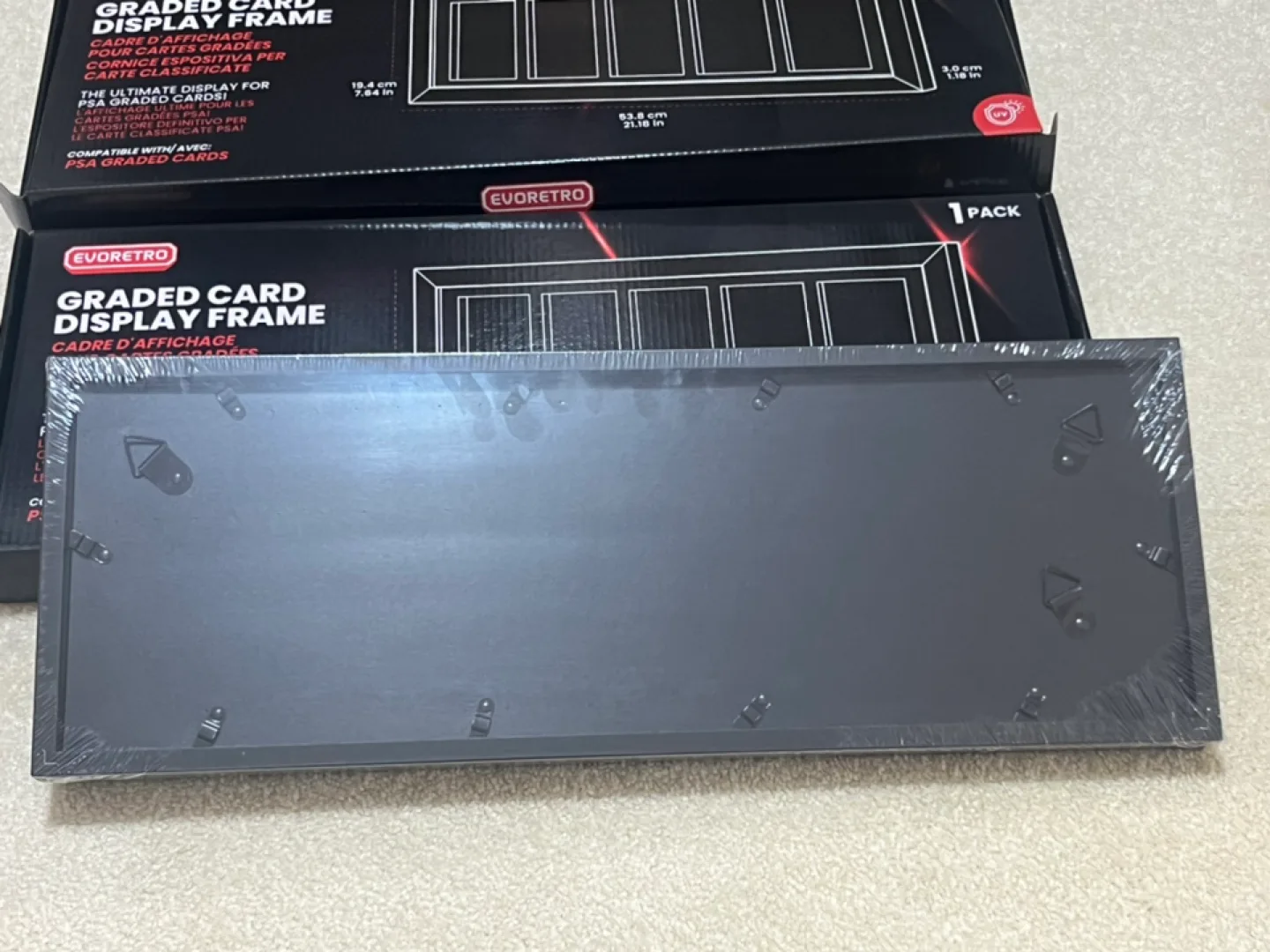 PSA Graded Wooden Frame Display with UV image indicator(3)