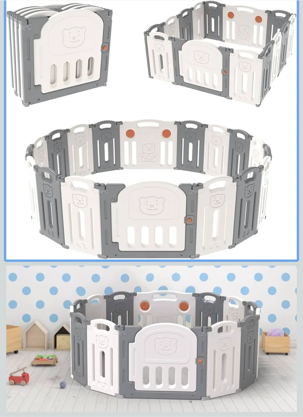 Floatable Baby Playpen Like New image indicator(2)