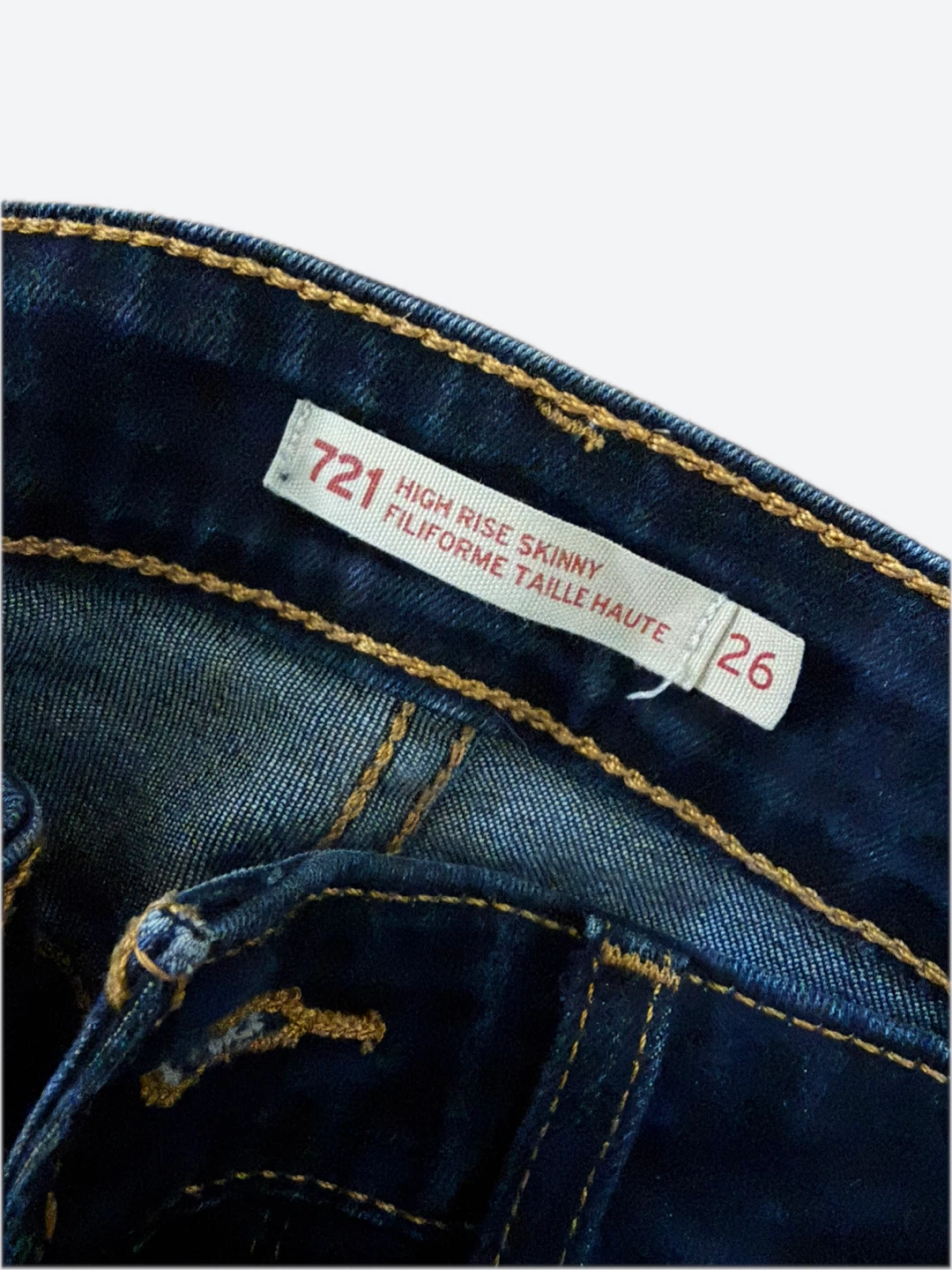Levi’s 721 High Rise Skinny Jean Sz26