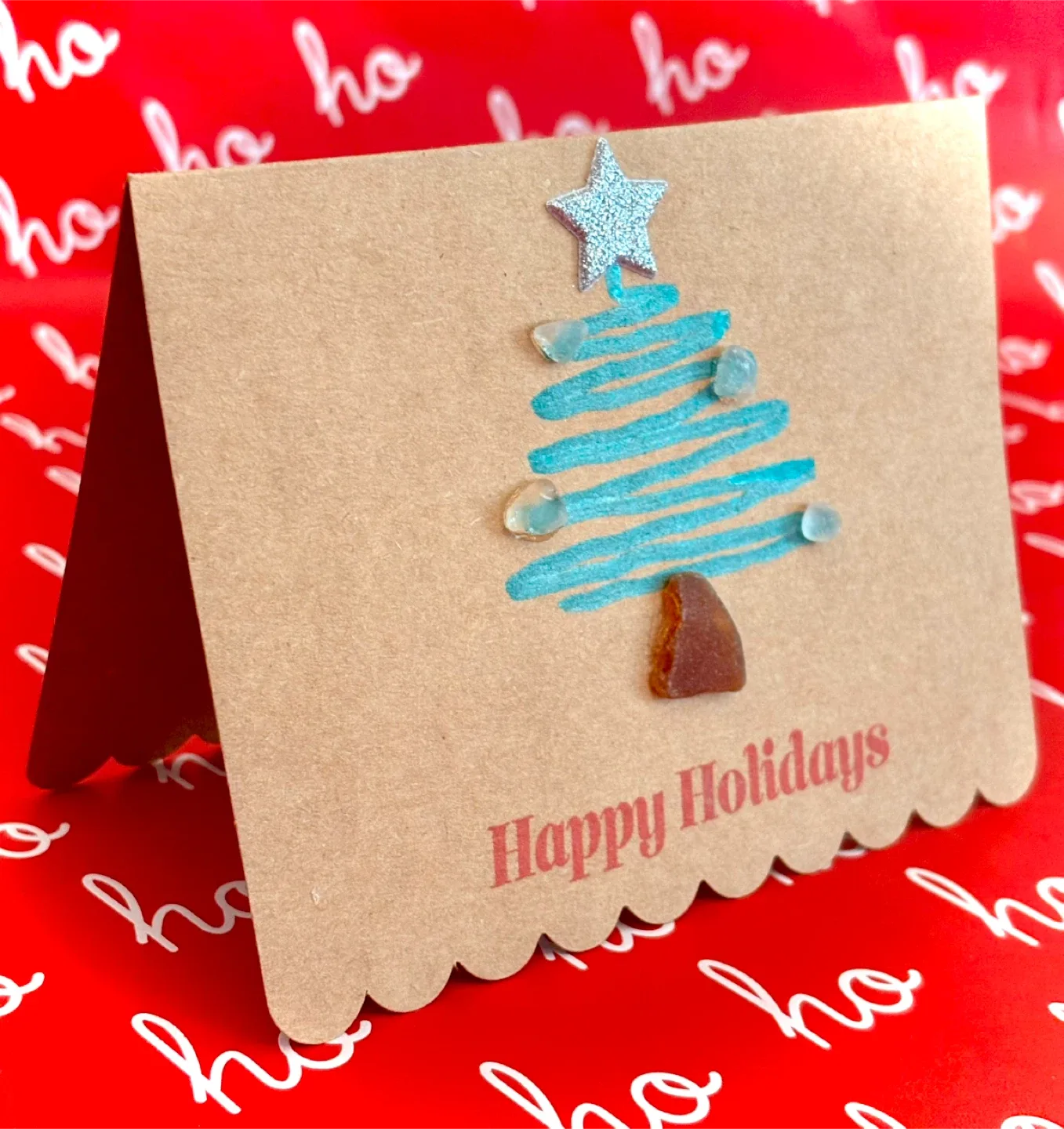 $5.00 Handmade ‘Beach Glass’ Christmas Cards image indicator(7)