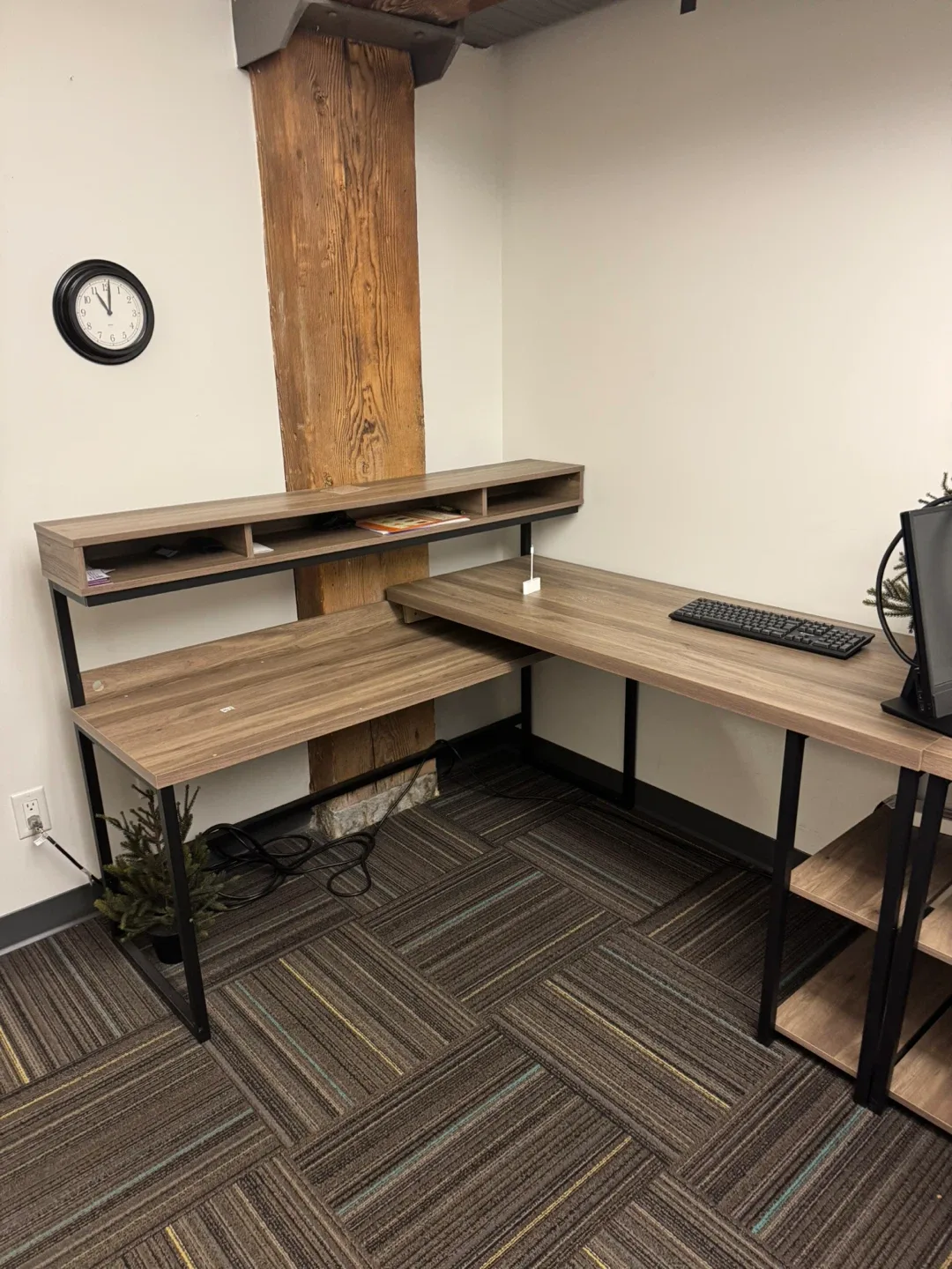 L-Shaped Desk with Shelves 3 free image indicator(4)