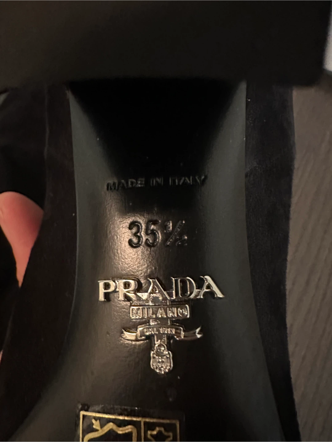Prada Black Suede  Boots - Size 35.5 - photo 5