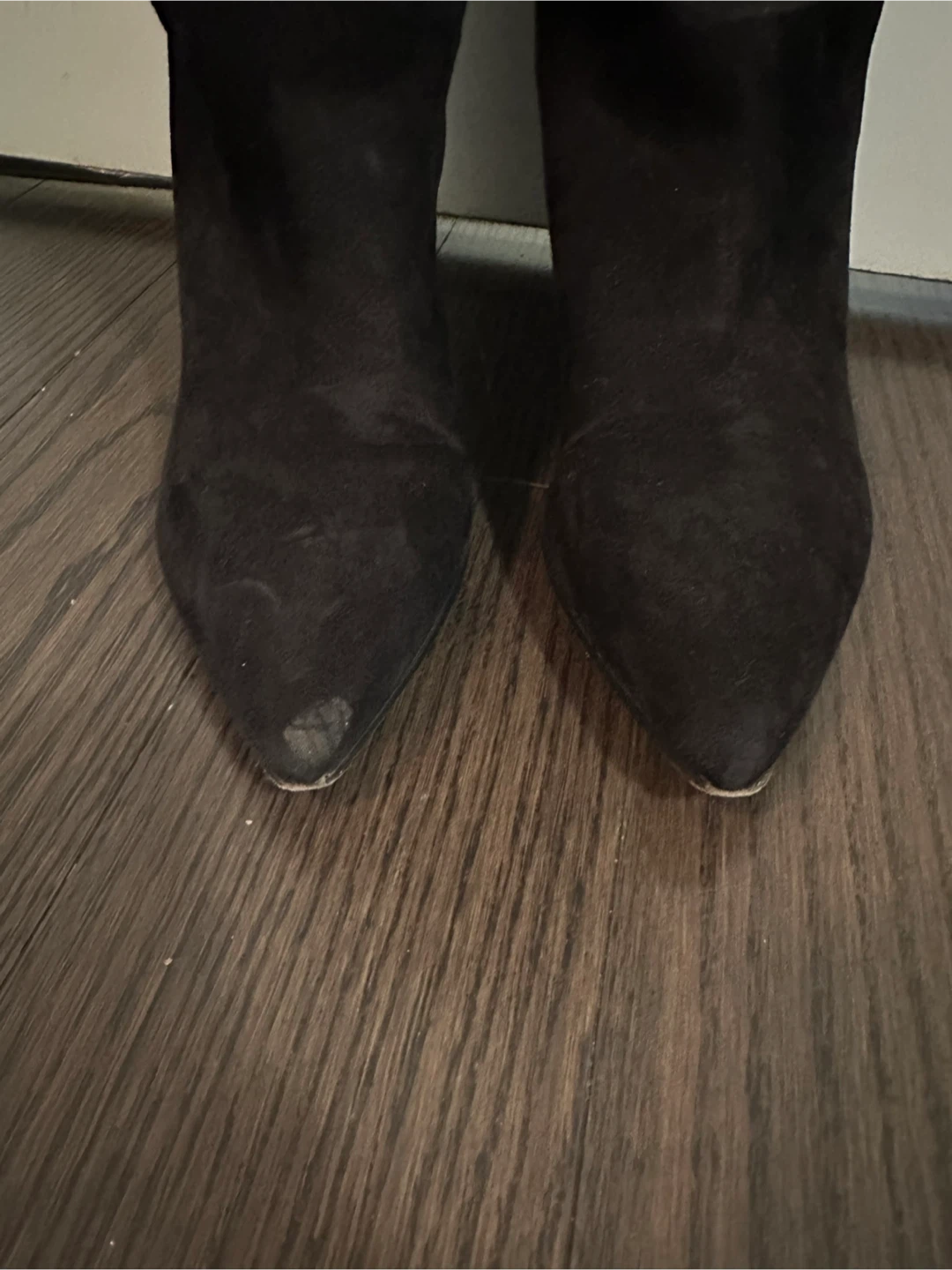 Prada Black Suede  Boots - Size 35.5 - photo 2