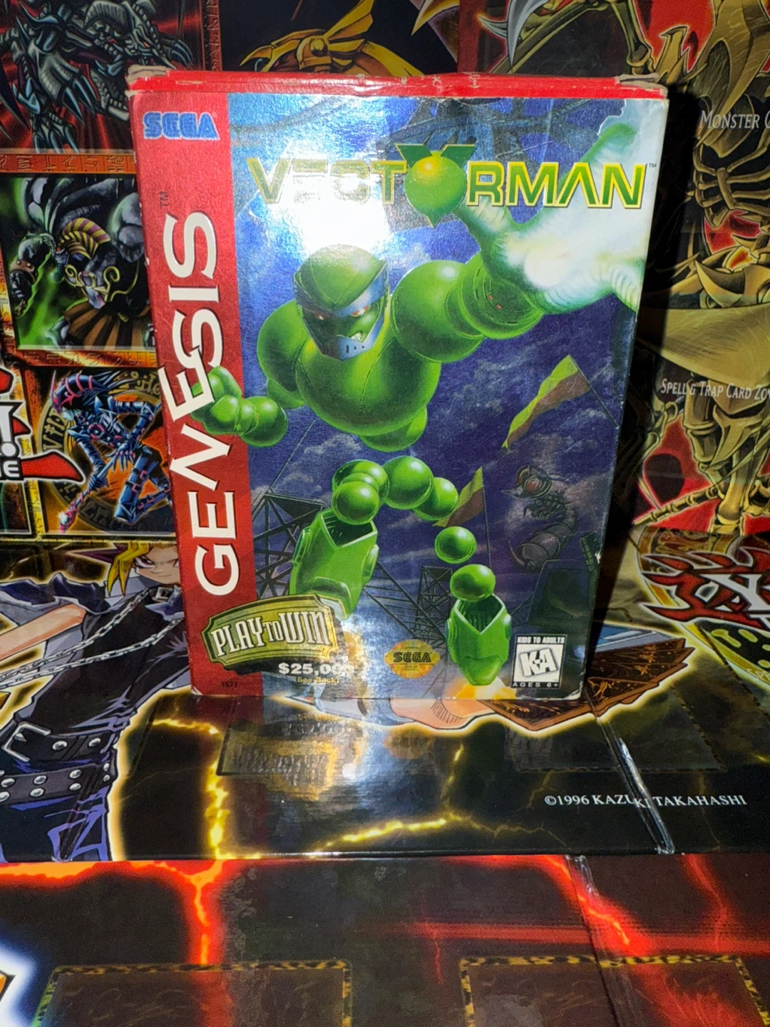 Sega Genesis Vectorman Game with Box
