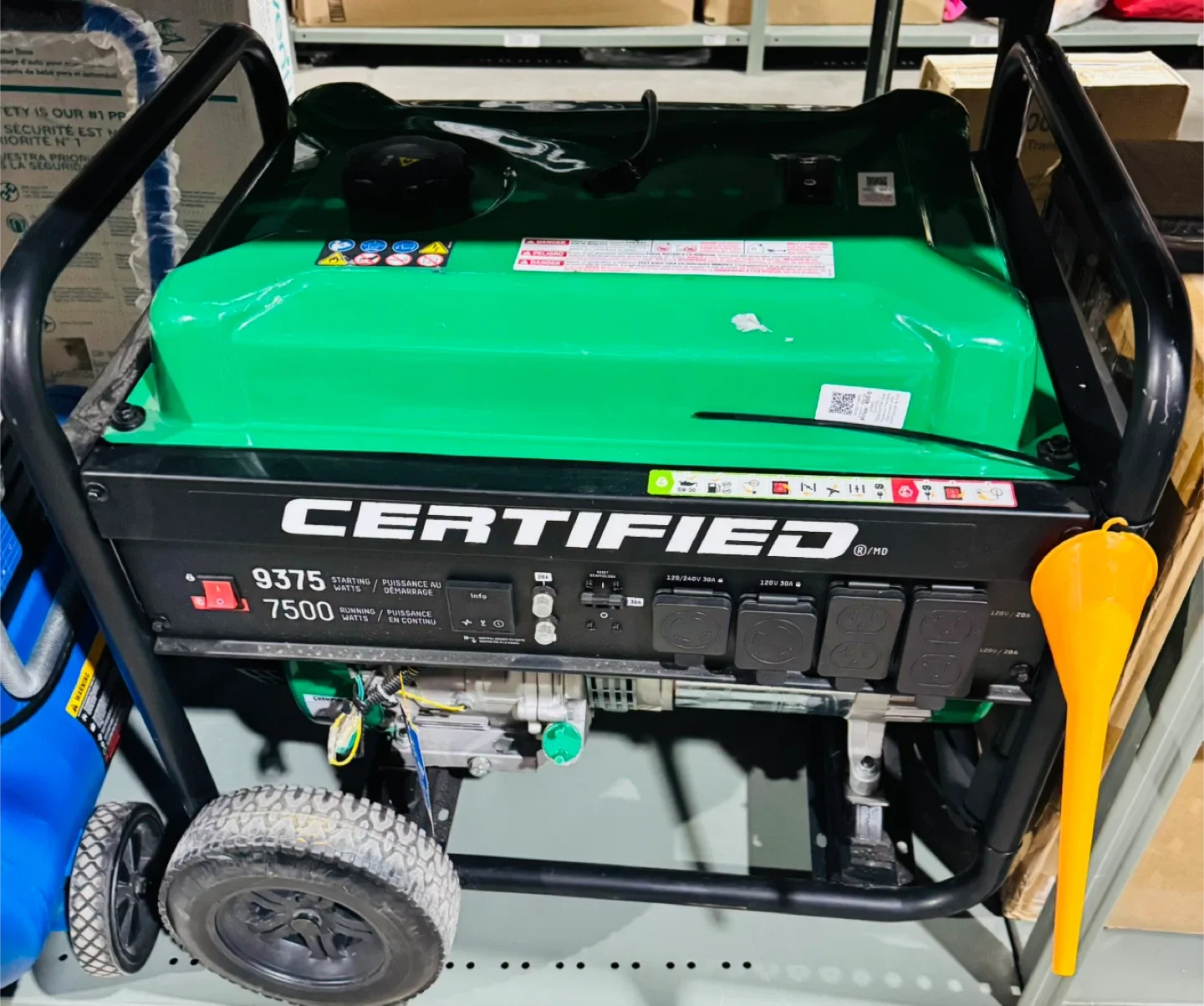 Certified 9375W/7500W Generator thumbnail