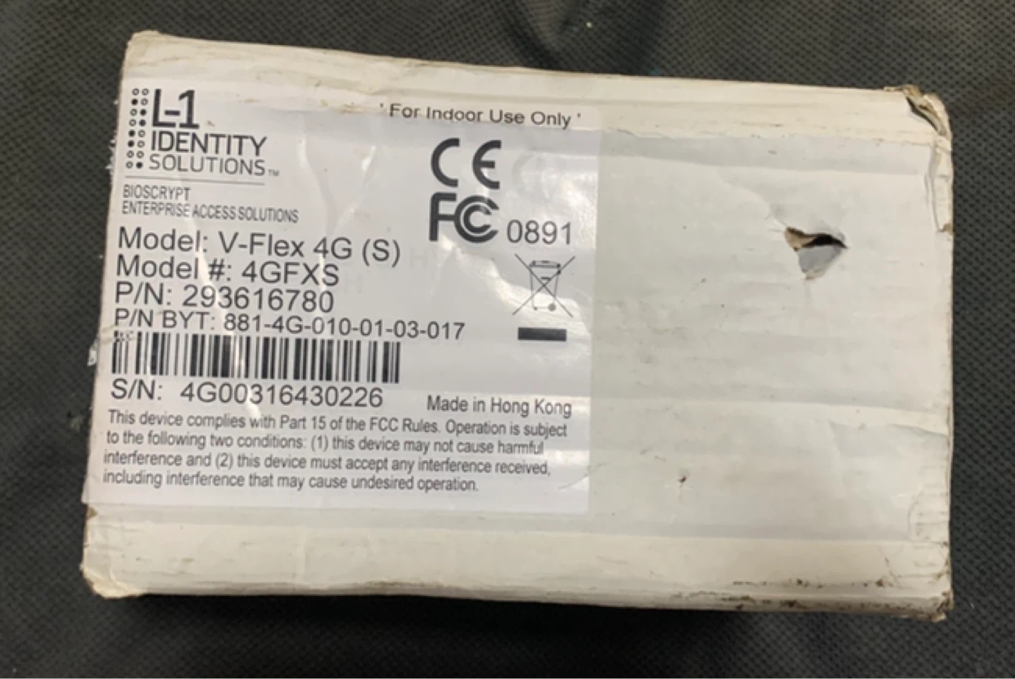 L-1 Identity Solutions V-Flex 4G(S) - photo 3