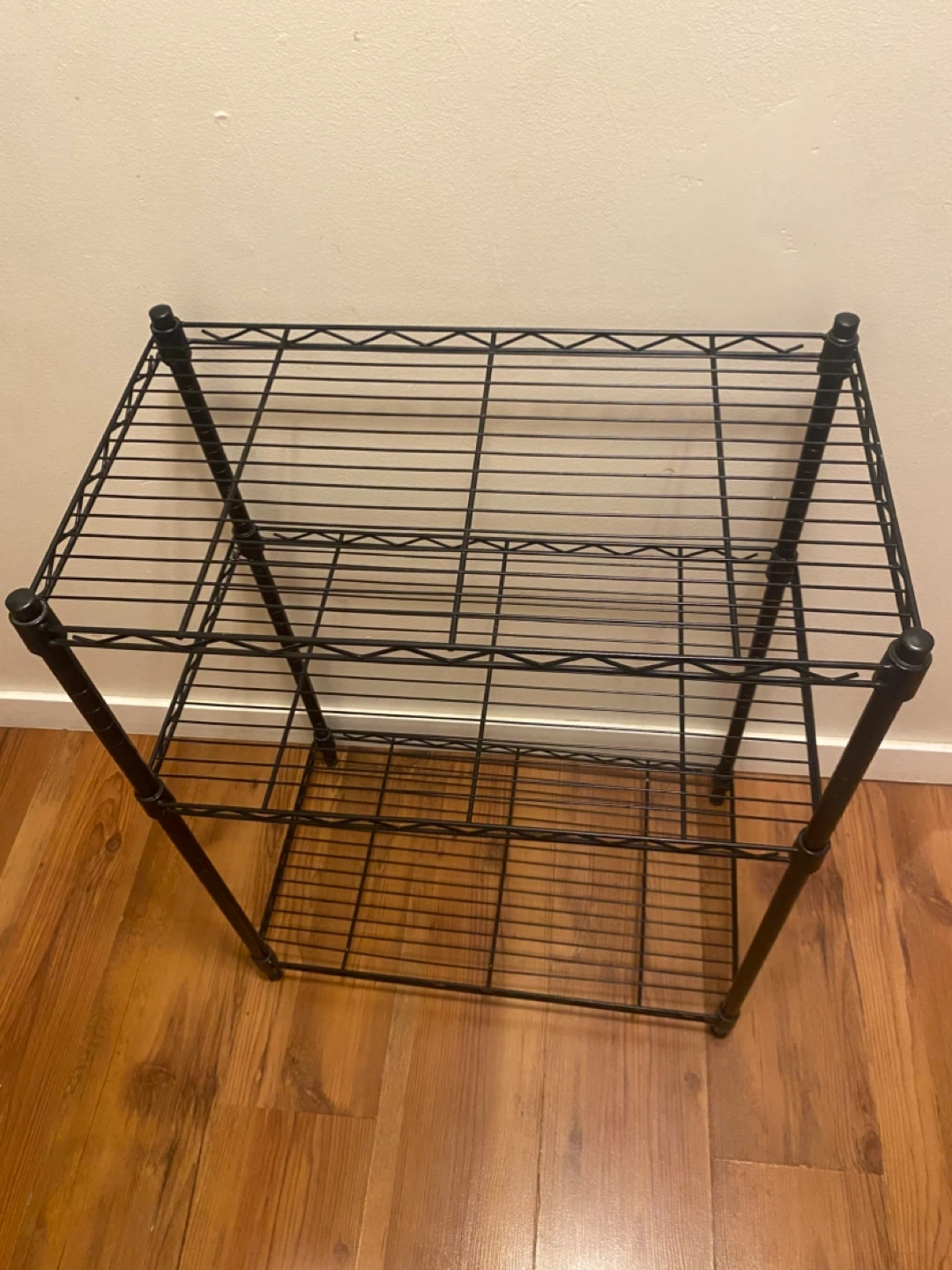 Black Wire Shelf Rack