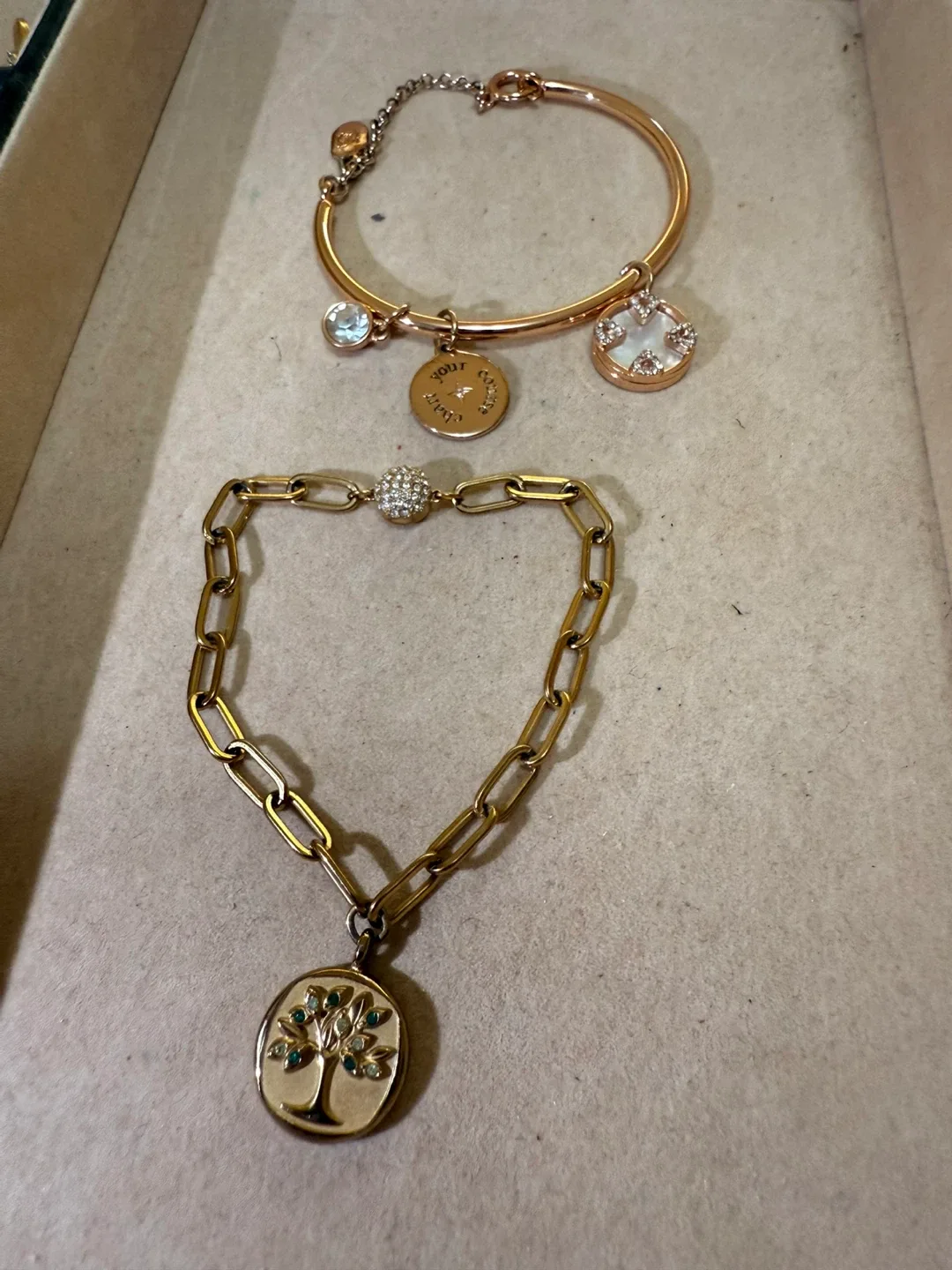 Rose Gold and Gold Tone Bracelets image indicator(2)