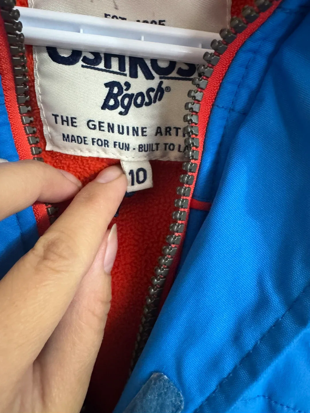 OshKosh B'gosh Blue Winter Jacket - Size 10 image indicator(3)