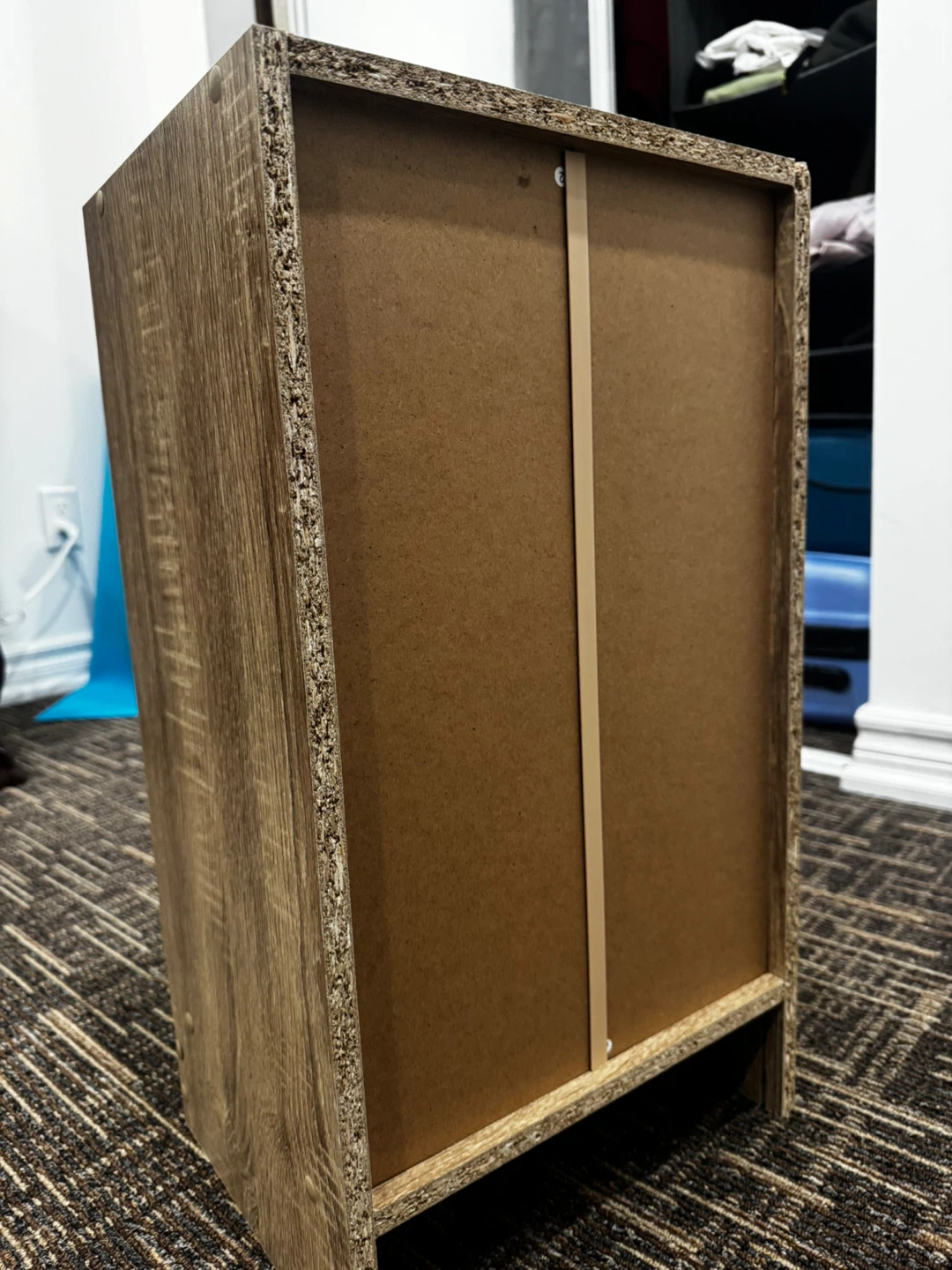 Wood Nightstand with Drawer