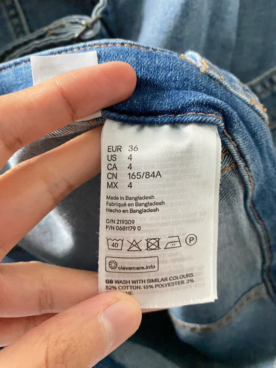Denim Overall Dress With Deep Pockets image indicator(6)