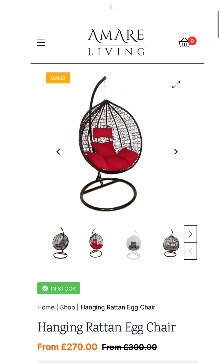 Hanging Rattan Egg Chair image indicator(3)