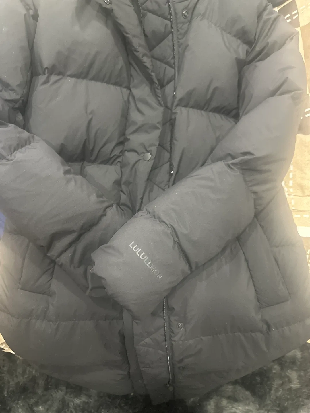 Lululemon Wunder Puff Long Jacket, Black image indicator(2)