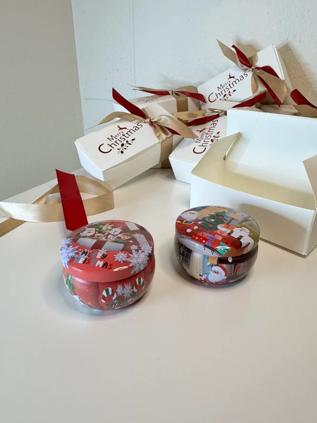 Christmas Candle Gift Set | 2×2.5oz | Handmade Soy Candles image indicator(5)