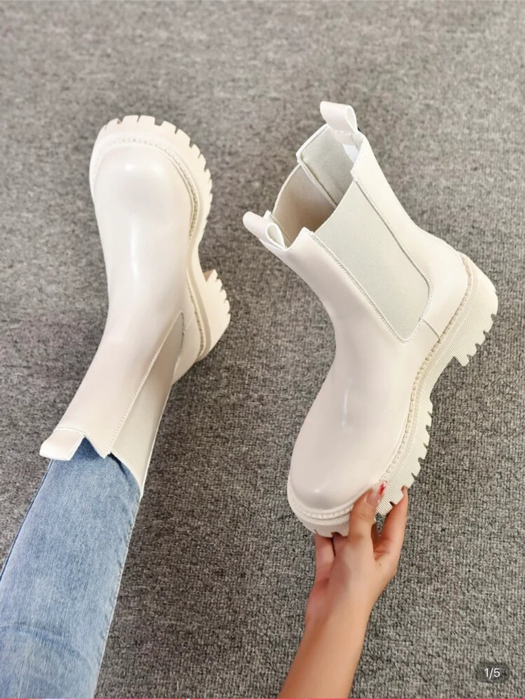 Fall/Winter - Boots  in Beige image indicator(2)