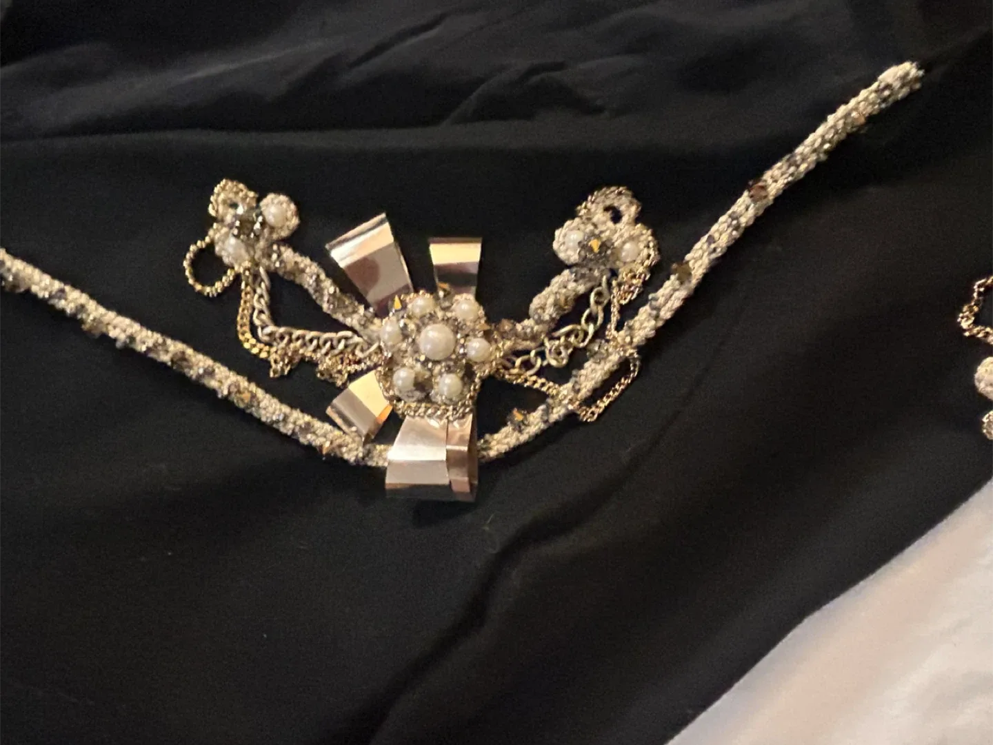 Chanel Black Embellished Jacket - Size 36 image indicator(5)