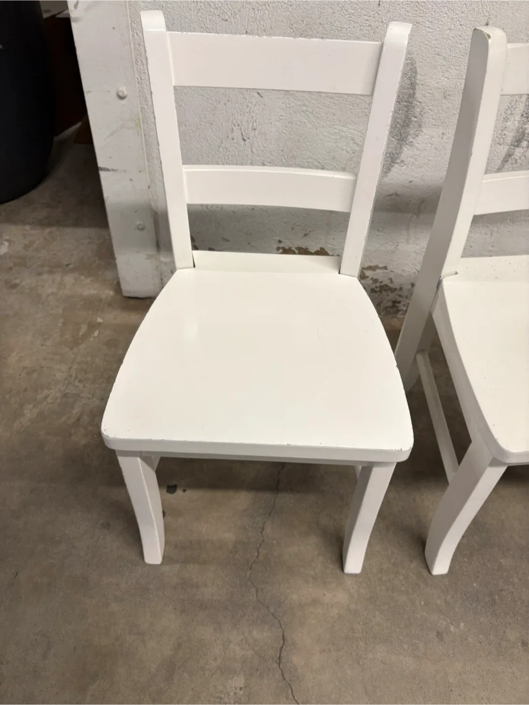 Ikea White Children's Chairs (Set of 2) image indicator(2)