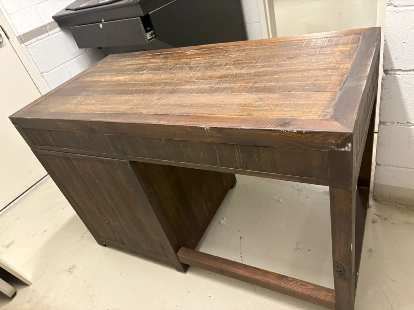 Wooden Desk with Drawers - photo 5