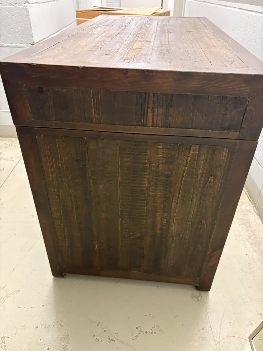 Wooden Desk with Drawers - photo 2