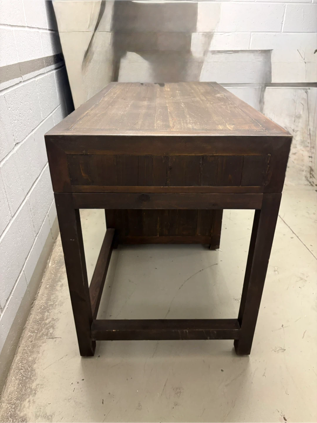 Wooden Desk with Drawers - photo 3