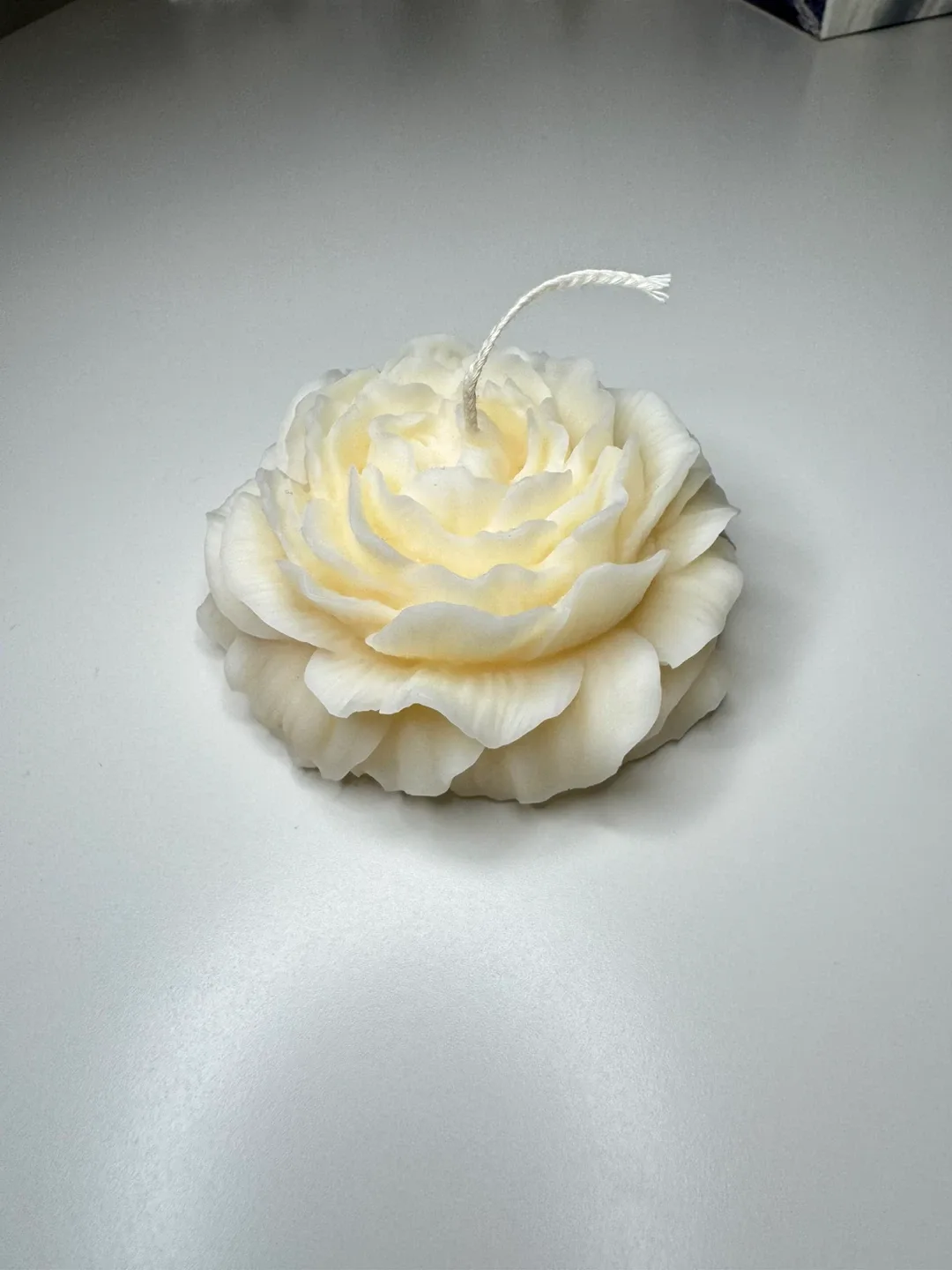Flower Soy Candle | Peony Candle | Handmade Decorative Candle thumbnail