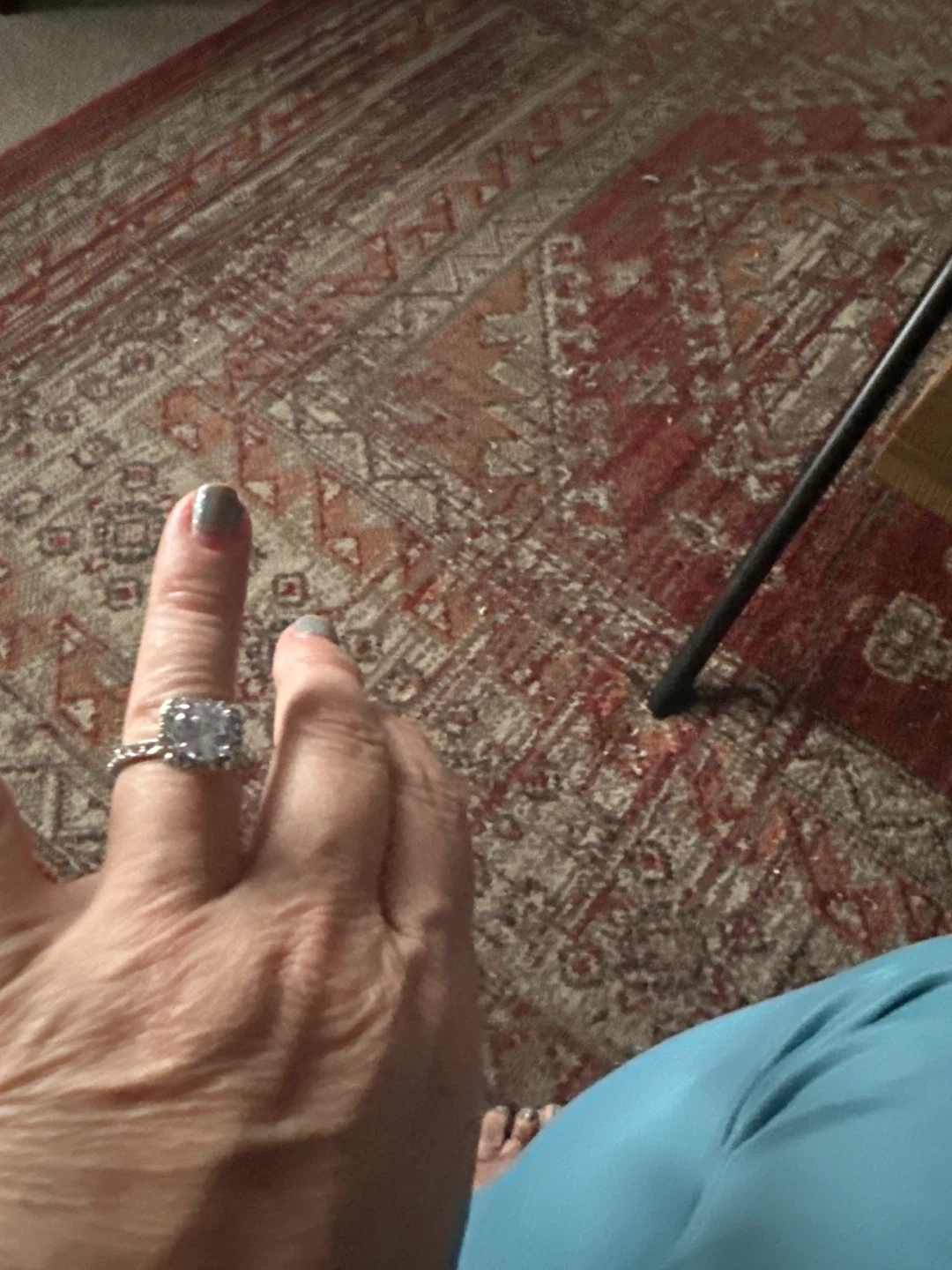 Silver Ring with White Stone - photo 3