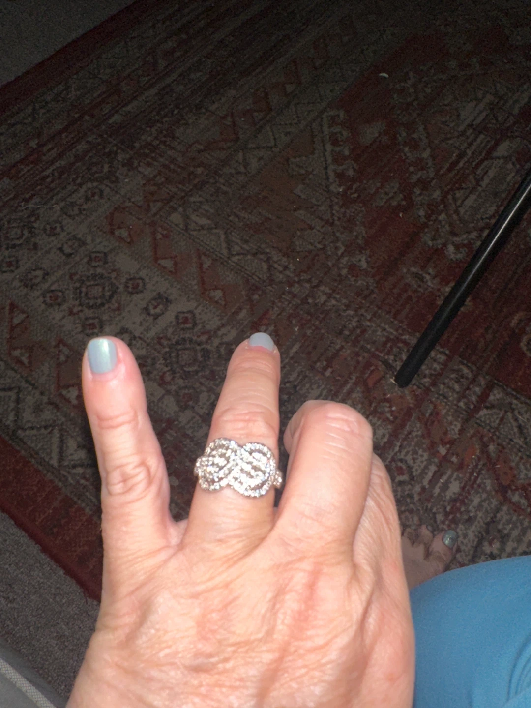 Silver Infinity Knot Ring