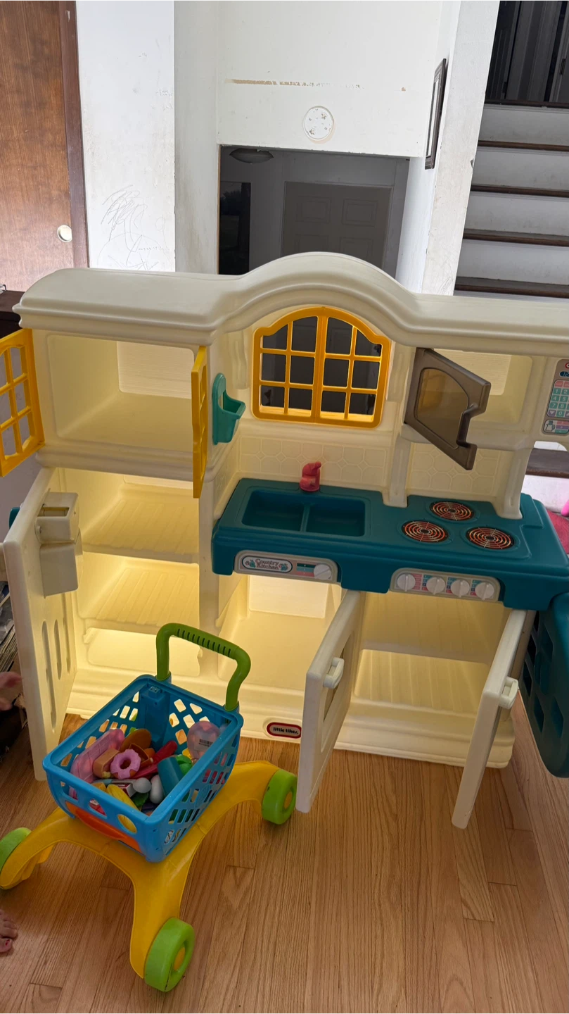 Little Tikes Kitchen & Shopping Cart play food - photo 2