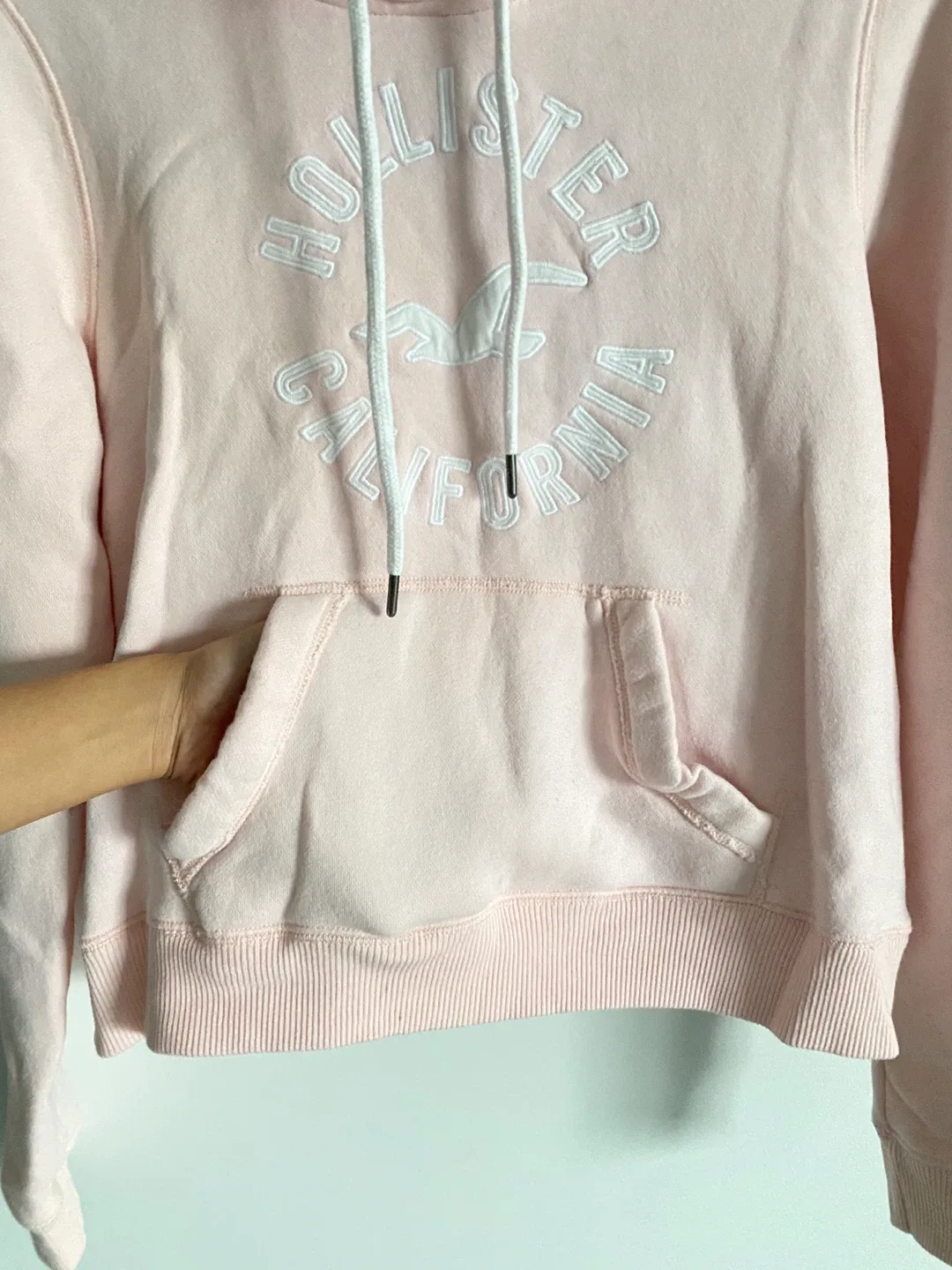 Cute Pink Hollister Hoodie image indicator(4)