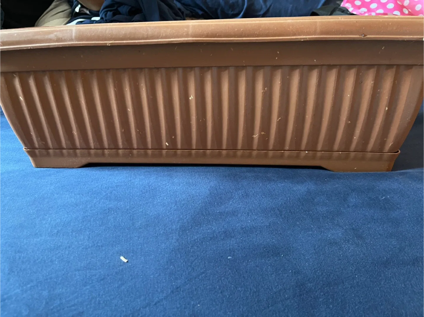 🥕Brown Plastic Planter thumbnail